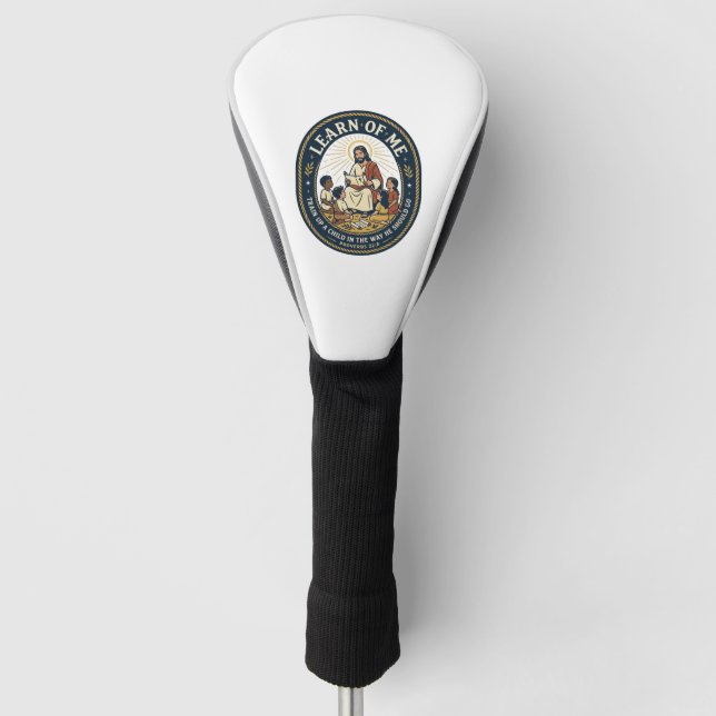 Jesus Teacher Assistant School Support Staff T-Shi Golf Head Cover (Front)
