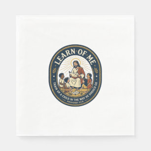 Jesus Teacher Assistant School Support Staff T-Shi Napkin