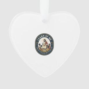 Jesus Teacher Assistant School Support Staff T-Shi Ornament