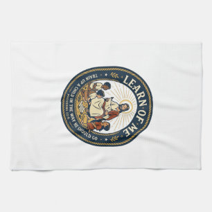 Jesus Teacher Assistant School Support Staff T-Shi Tea Towel