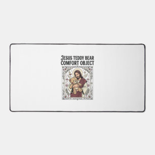 Jesus Teddy Bear Comfort Object Jesus Teddy Bear C Desk Mat