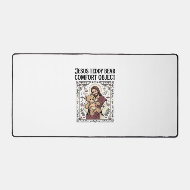 Jesus Teddy Bear Comfort Object Jesus Teddy Bear C Desk Mat (Front)