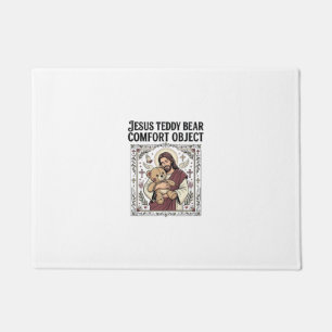 Jesus Teddy Bear Comfort Object Jesus Teddy Bear C Doormat