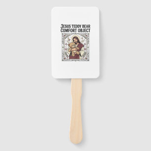 Jesus Teddy Bear Comfort Object Jesus Teddy Bear C Hand Fan