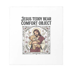 Jesus Teddy Bear Comfort Object Jesus Teddy Bear C Notepad