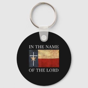 Jesus Texas Christian Key Ring