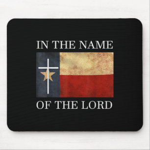 Jesus Texas Christian Mouse Mat