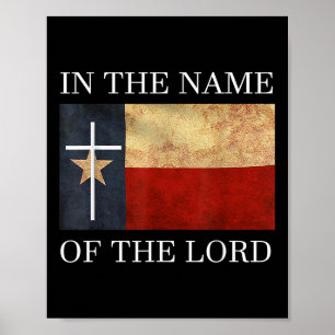Jesus Texas Christian  Poster