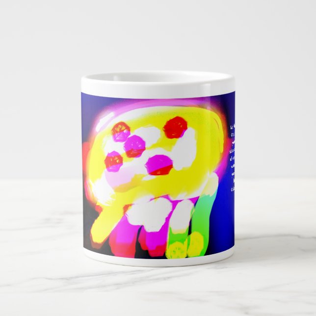jesus thankful large coffee mug (Front)