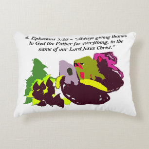 Jesus thanks  decorative cushion