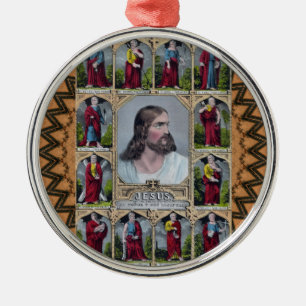 Jesus & The 12 Apostles Metal Tree Decoration