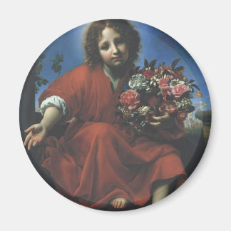 JESUS THE FLOWER CHILD MAGNET