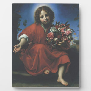 JESUS THE FLOWER CHILD PLAQUE