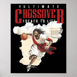 Jesus The Funny Basball Sports Player Christian Poster