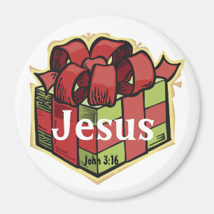 Jesus the Gift that keeps on giving Customise It Magnet
