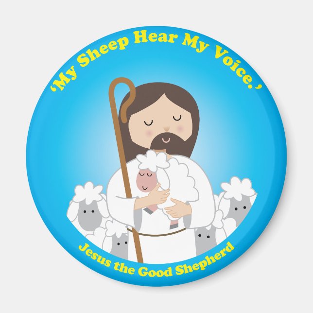Jesus the Good Shepherd Magnet (Front)