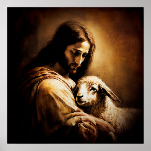 Jesus ~ The Good Shepherd ~ Psalm 23 ~ Poster