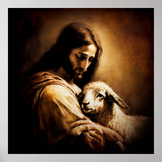 Jesus ~ The Good Shepherd ~ Psalm 23 ~ Poster