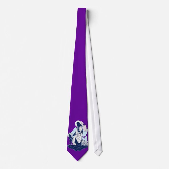 Jesus The Good Shepherd Tie (Front)
