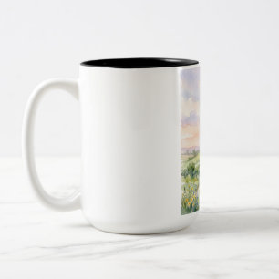 Jesus the Good Shepherd Two-Tone Coffee Mug