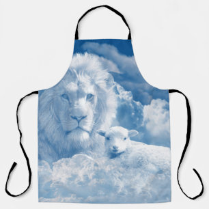 JESUS THE LAMB AND JESUS THE LION APRON