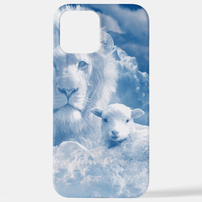 JESUS THE LAMB AND JESUS THE LION iPhone CASE (Back)