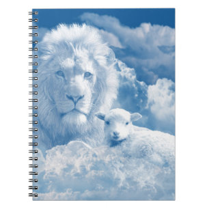 JESUS THE LAMB AND JESUS THE LION NOTEBOOK