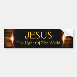 Jesus, The Light of the World Bumper Sticker