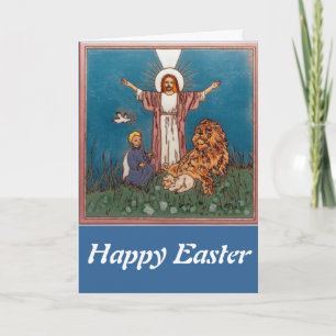 Jesus the Lion and the Lamb Holiday Card