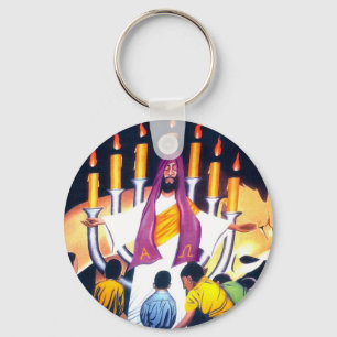 Jesus, the Lion of the tribe of Judah Key Ring