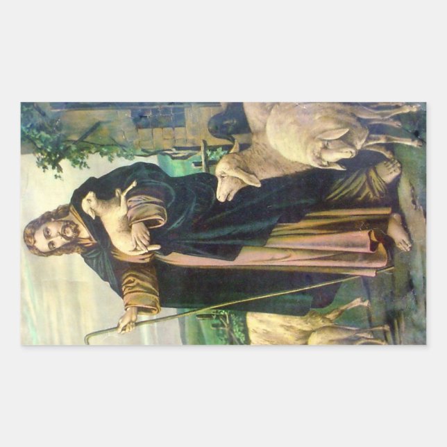 JESUS "THE LORD IS MY SHEPHERS" STICKERS (Front)