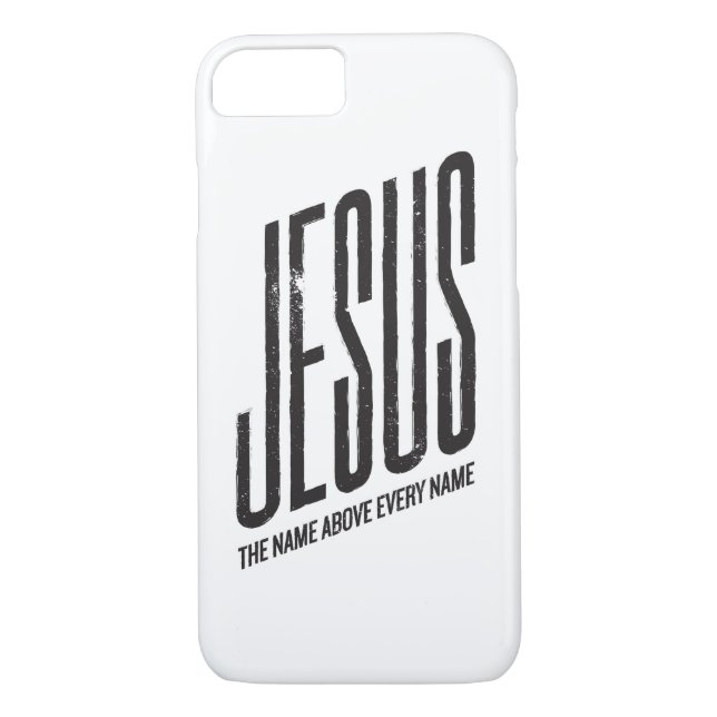 Jesus: The Name Above Every Name (White) Case-Mate iPhone Case (Back)