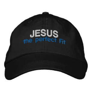JESUS the perfect Fit Customise It Embroidered Hat