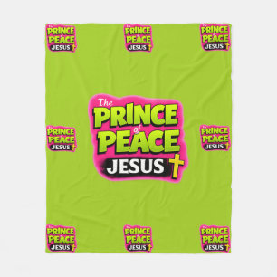JESUS - The Prince of Peace - Christian Fleece Blanket