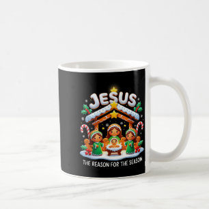 Jesus The Reason For Season Gingerbread Christmas  Coffee Mug