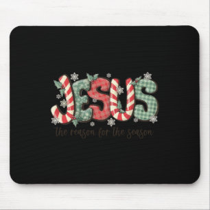 Jesus The Reason For The Season Christian Christma Mouse Mat