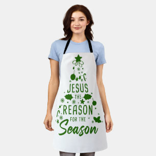 Jesus The Reason For The Season – Christmas Faith Apron