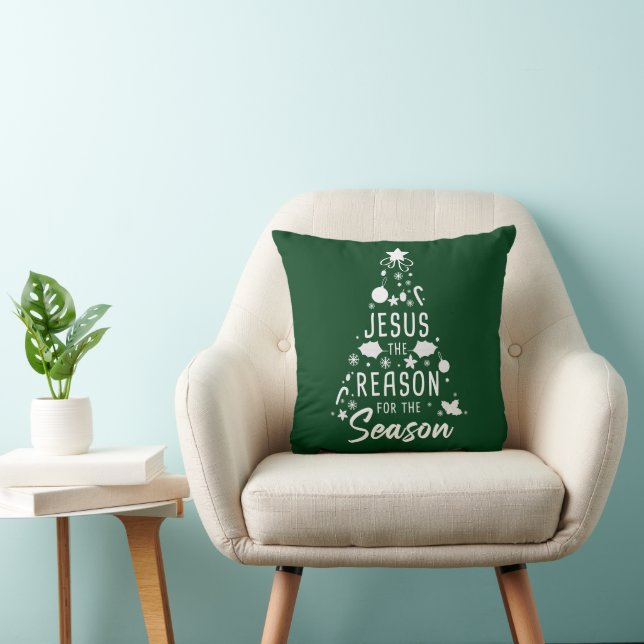 Jesus The Reason For The Season – Christmas Faith  Cushion (Chair)