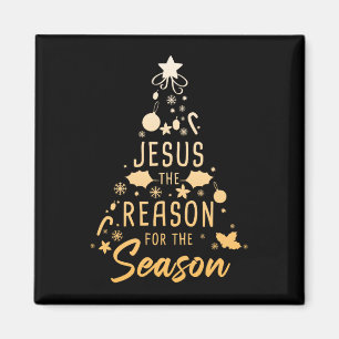 Jesus The Reason For The Season – Christmas Faith  Magnet