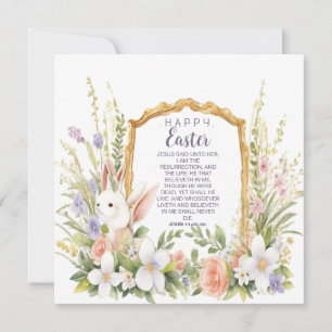 Jesus the Ressurection and the Life Easter Holiday Card