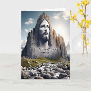 Jesus the Rock of Ages Card