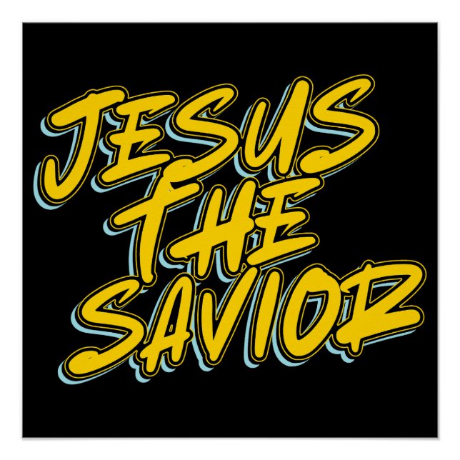 JESUS THE SAVIOR POSTER (Front)