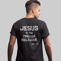 Jesus the Trigger Releaser Cross Bible Scripture