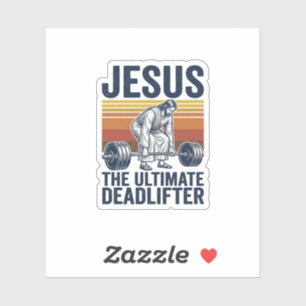 Jesus The Ultimate Deadlifter Vintage Gym Shirt_1