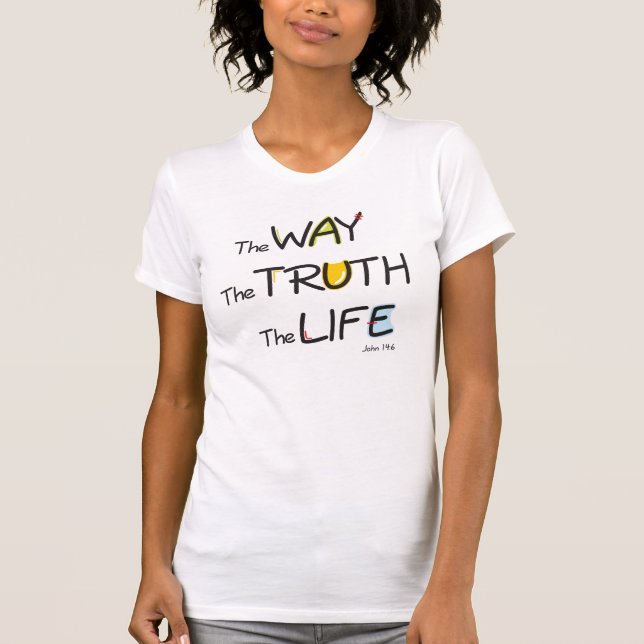 jesus the way t-shirt (Front)