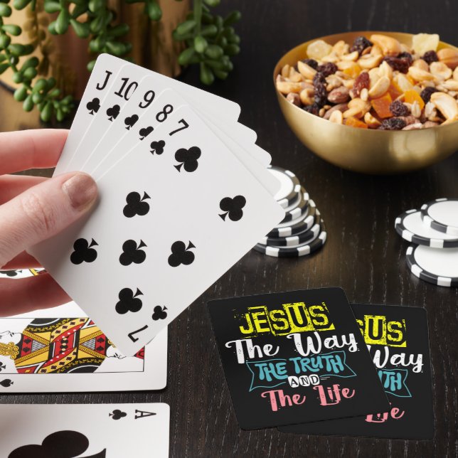 JESUS THE WAY THE TRUTH AND THE LIFE PLAYING CARDS (In Situ)