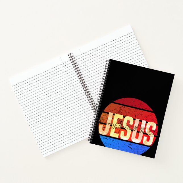 Jesus, the way the truth and the life sunset notebook (Inside)
