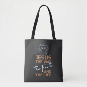 Jesus The Way The Truth And The Life Tote Bag