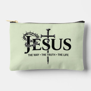 Jesus the way, the truth, the life! accessory pouch