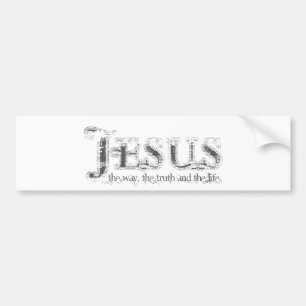 jesus the way the truth the life bumper sticker